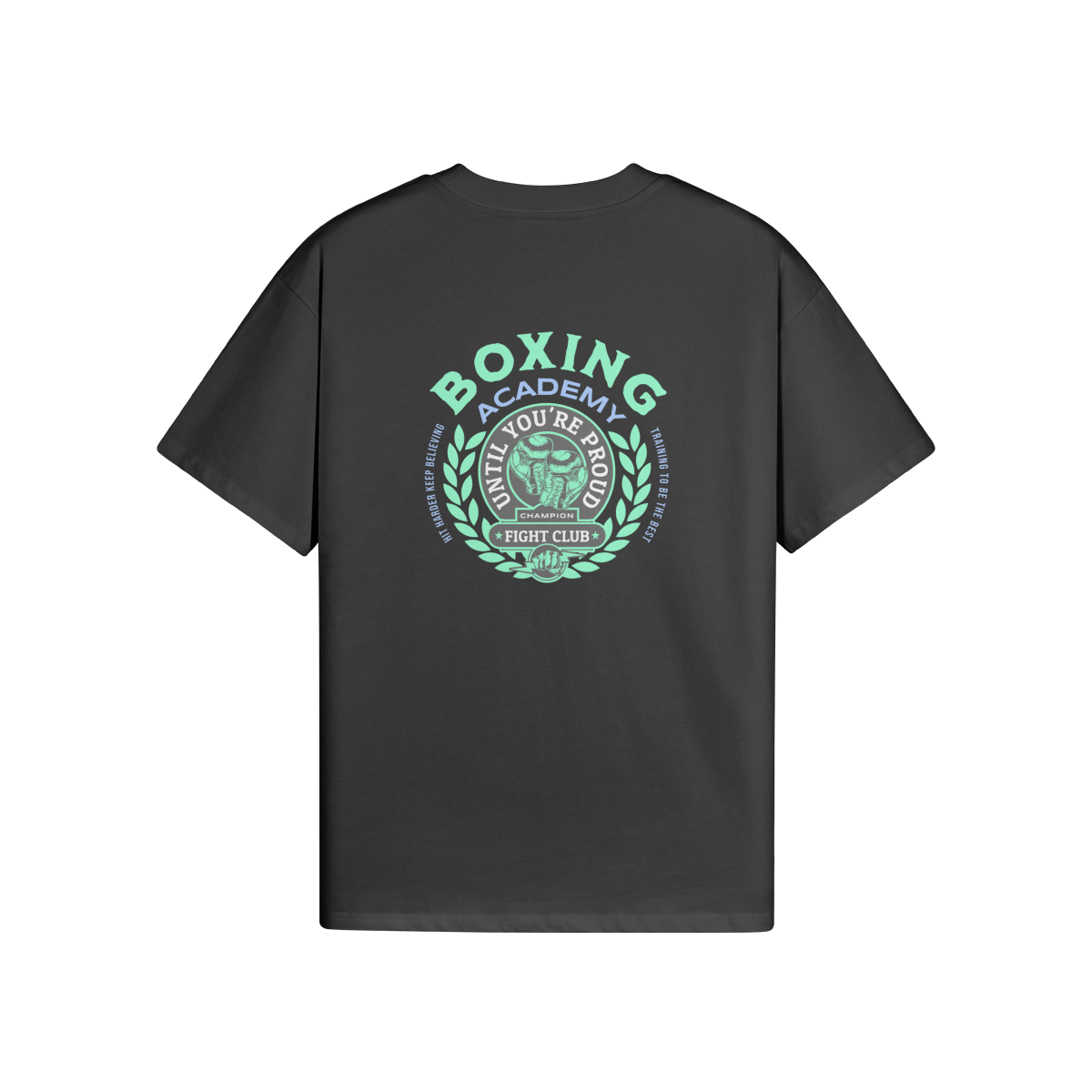 High Quality Cotton Oversized Loose-Fit Tee Boxing Academy - Weave West
