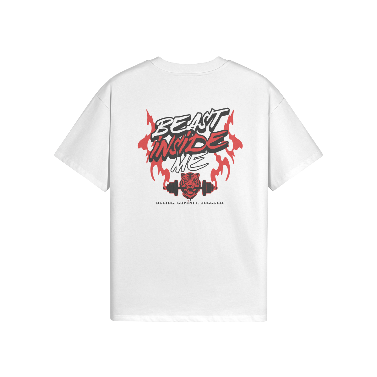 High Quality Cotton Oversized Loose-Fit Tee Beast - Weave West