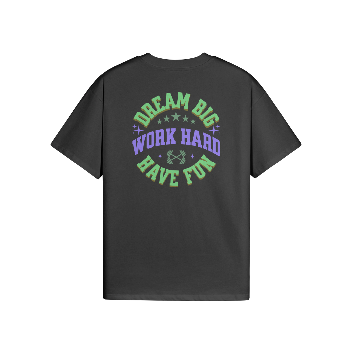 High Quality Cotton Oversized Loose-Fit Tee Dream Big - Weave West