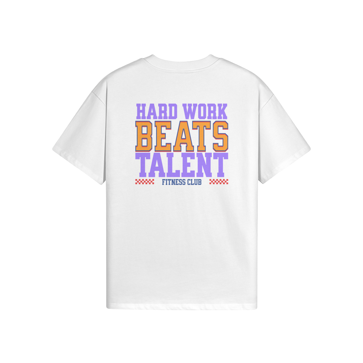 High Quality Cotton Oversized Loose-Fit Tee Hard Work - Weave West