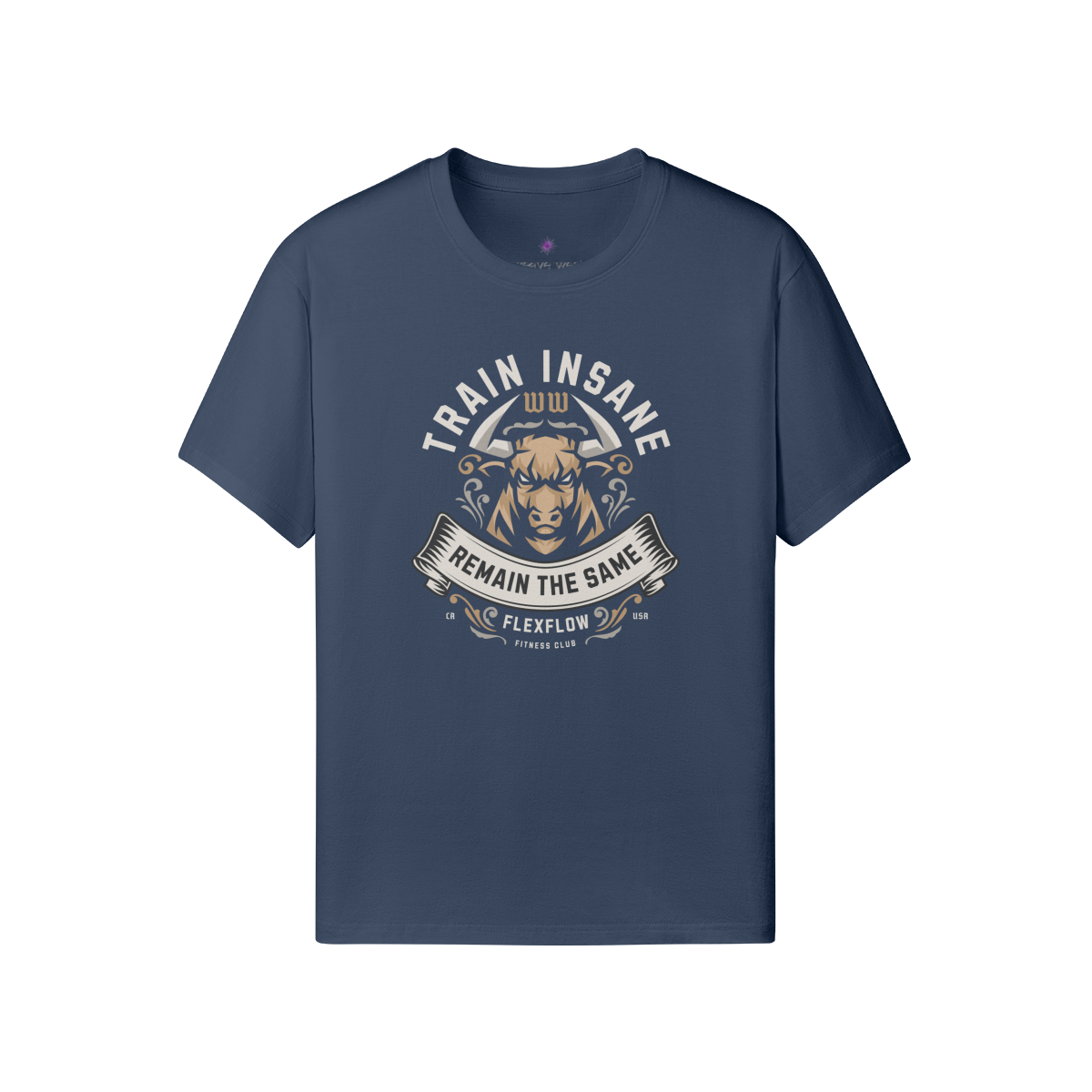 Premium Classic Fit Cotton Tee Train Insane - Weave West
