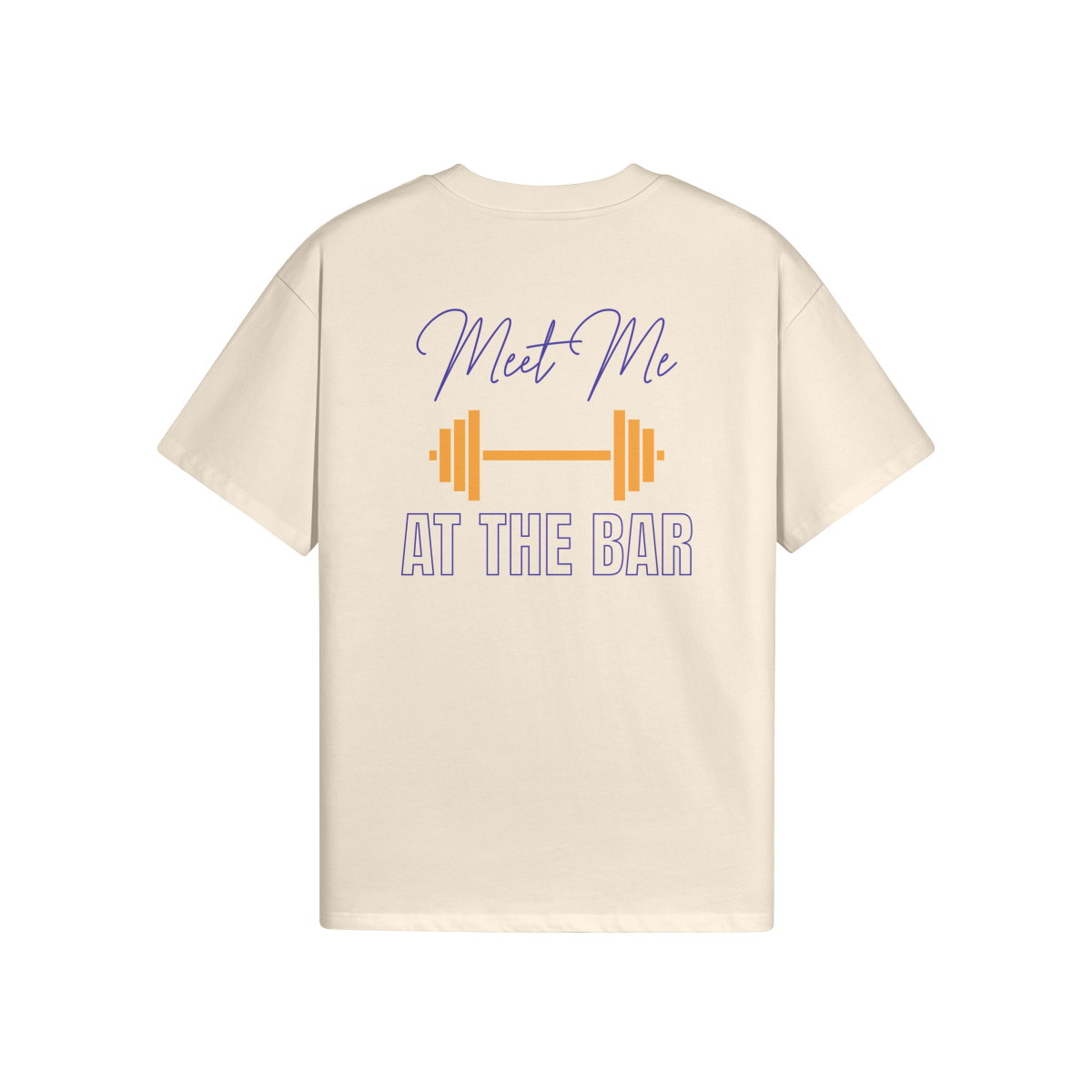 High Quality Cotton Oversized Loose-Fit Tee Meet Me - Weave West