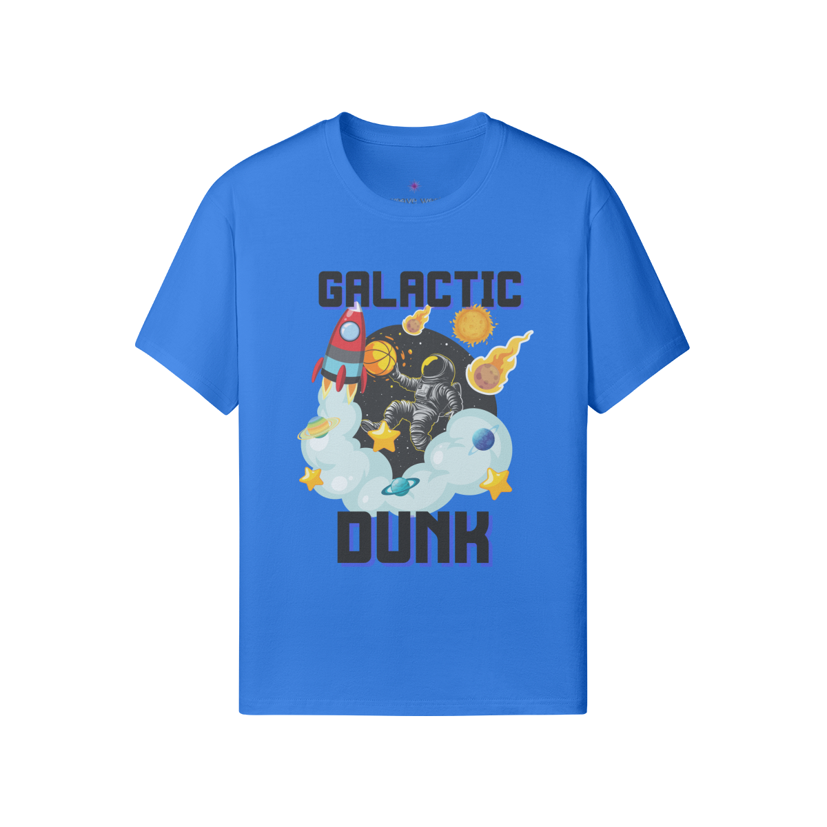 Soft Cotton Graphic T-shirt (Galactic Dunk)