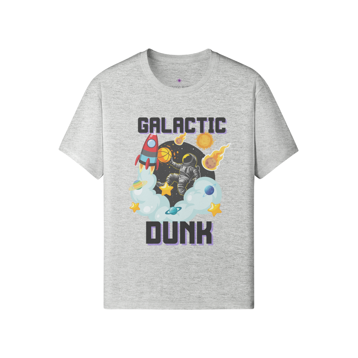 Soft Cotton Graphic T-shirt (Galactic Dunk)