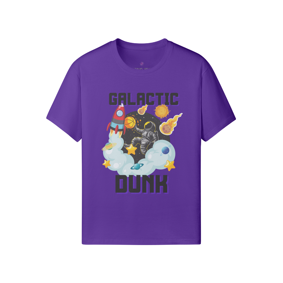 Soft Cotton Graphic T-shirt (Galactic Dunk)