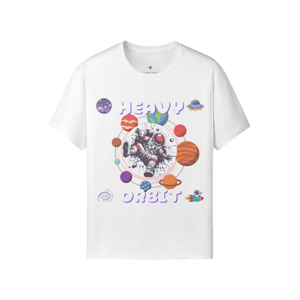 Soft Cotton Graphic T-shirt (Heavy Orbit)