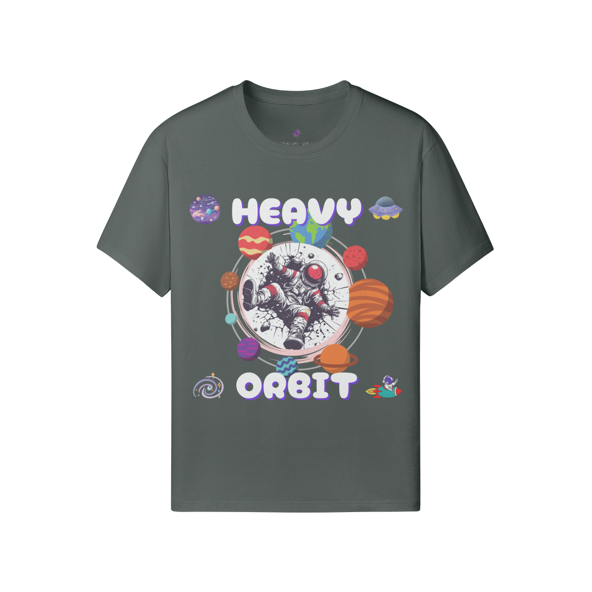 Soft Cotton Graphic T-shirt (Heavy Orbit)