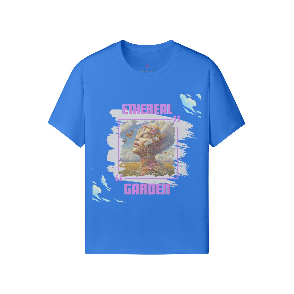 Soft Cotton Graphic T-shirt (Ethereal Garden)