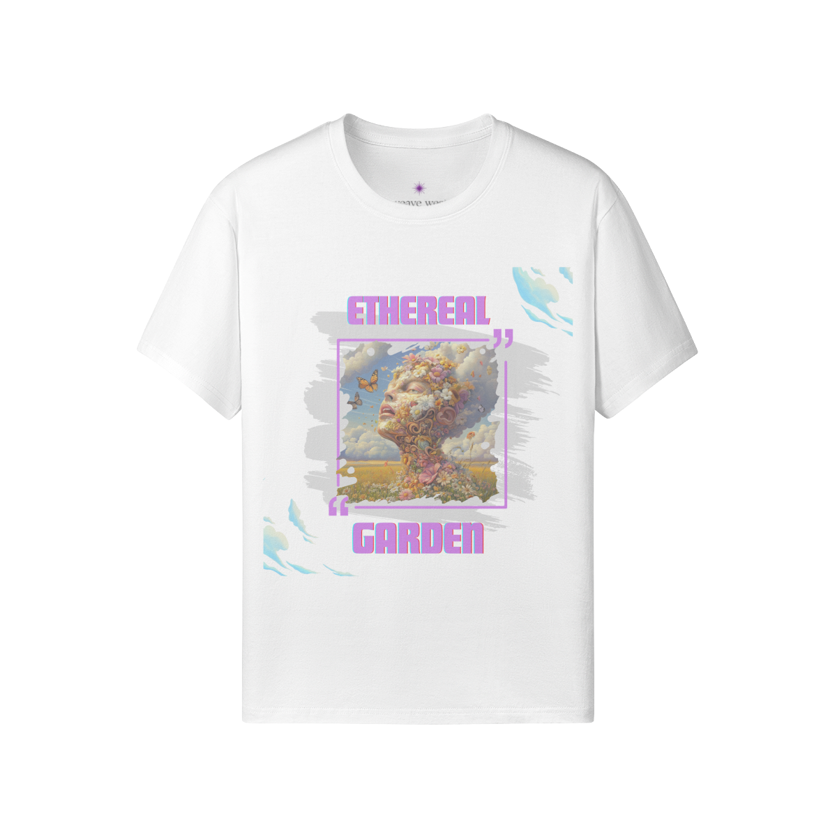 Soft Cotton Graphic T-shirt (Ethereal Garden)
