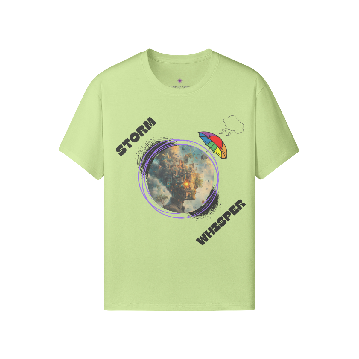 Soft Cotton Graphic T-shirt (Storm Whisper)