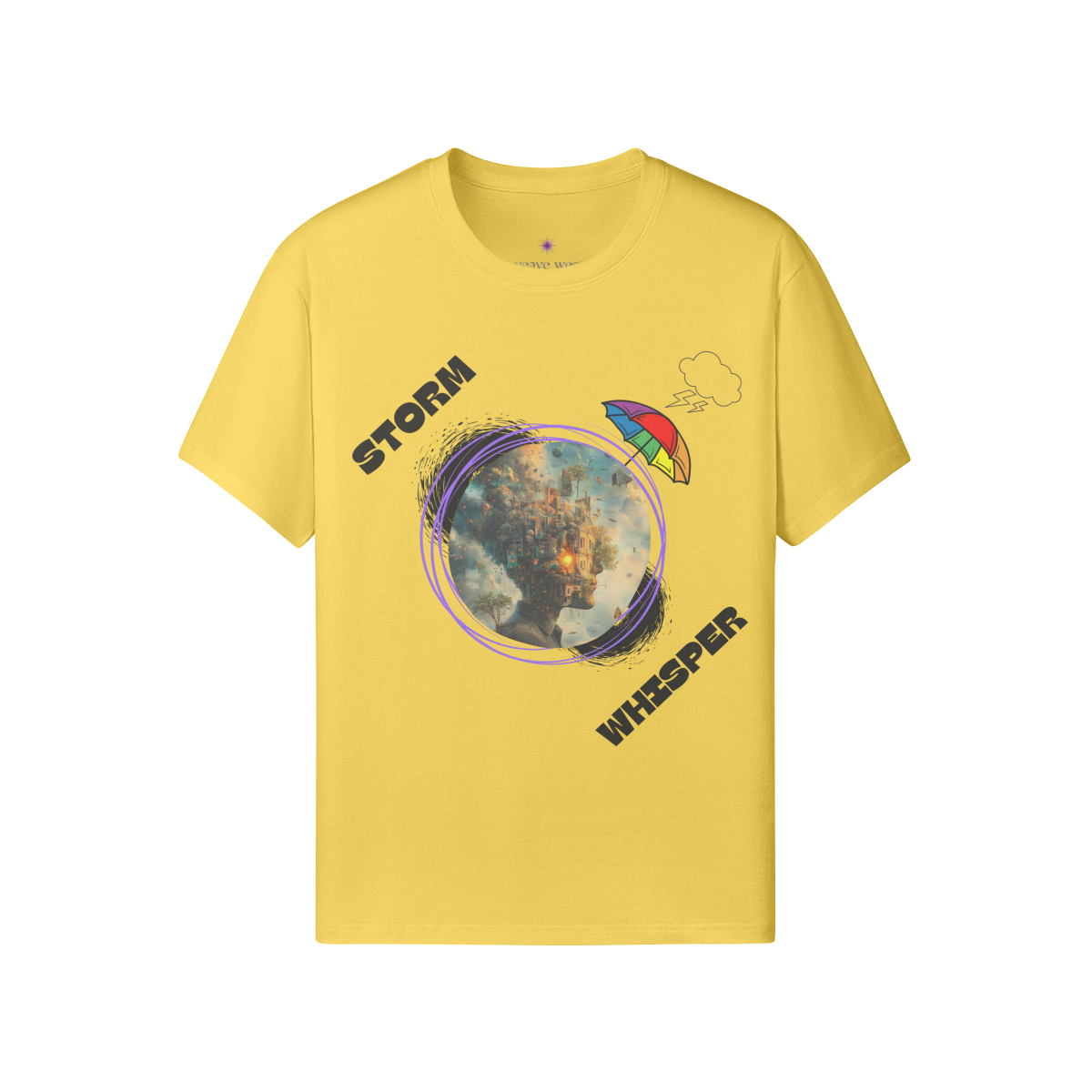 Soft Cotton Graphic T-shirt (Storm Whisper)
