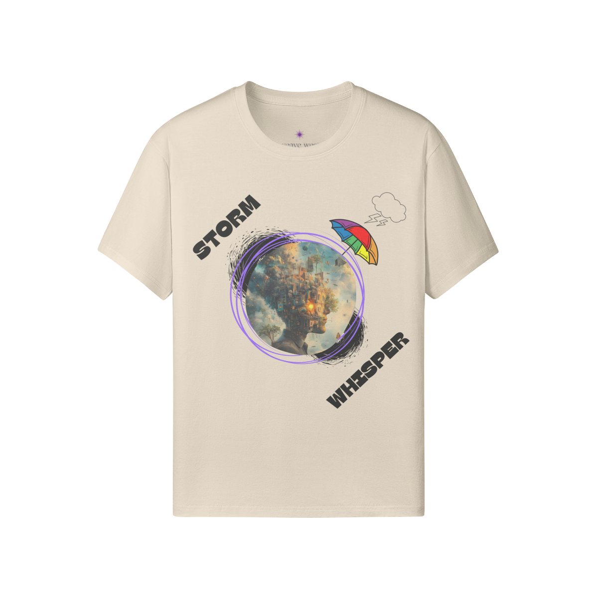 Soft Cotton Graphic T-shirt (Storm Whisper)
