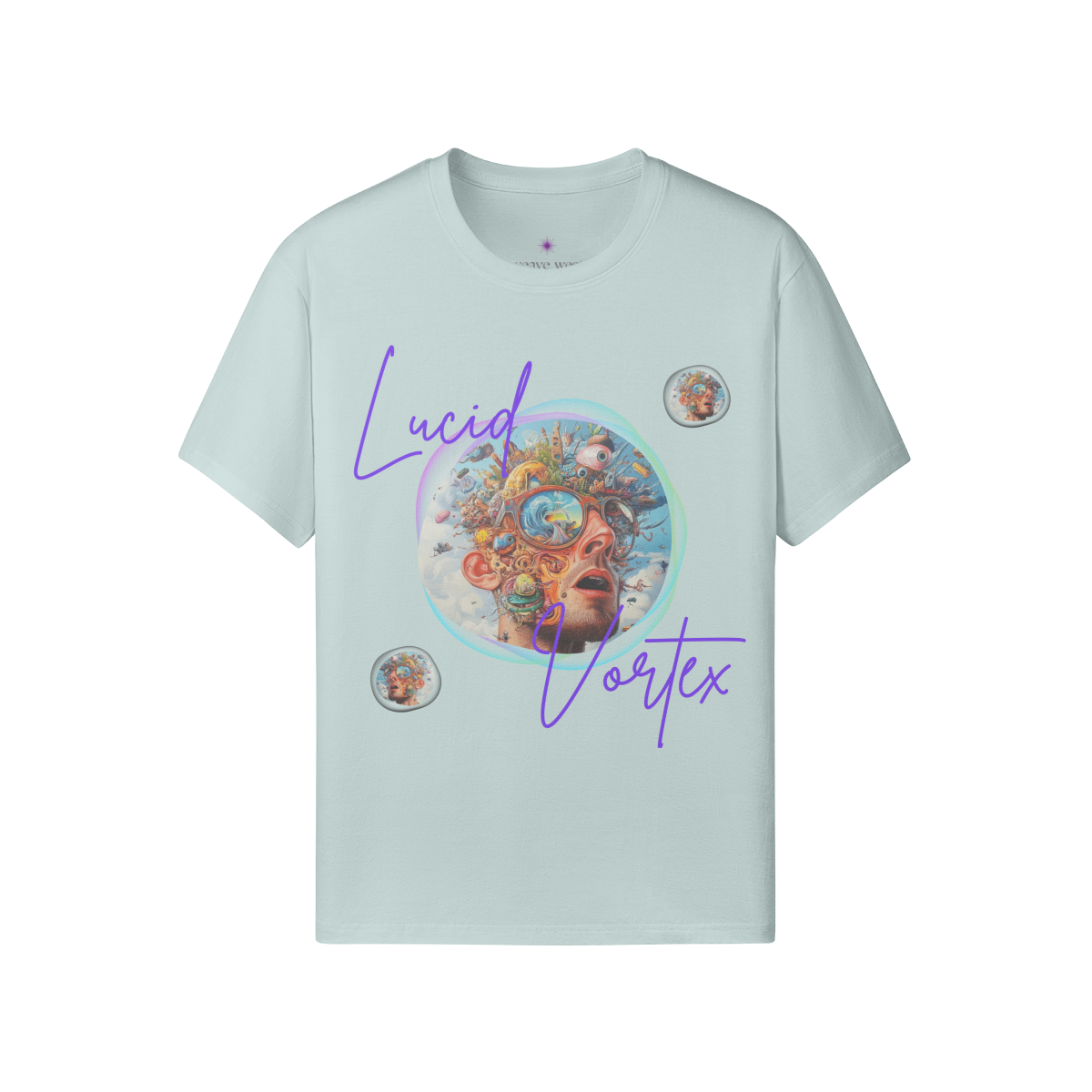 Soft Cotton Graphic T-shirt (Lucid Vortex)