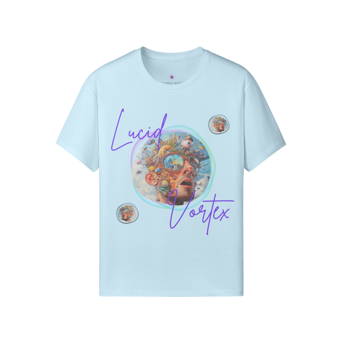 Soft Cotton Graphic T-shirt (Lucid Vortex)