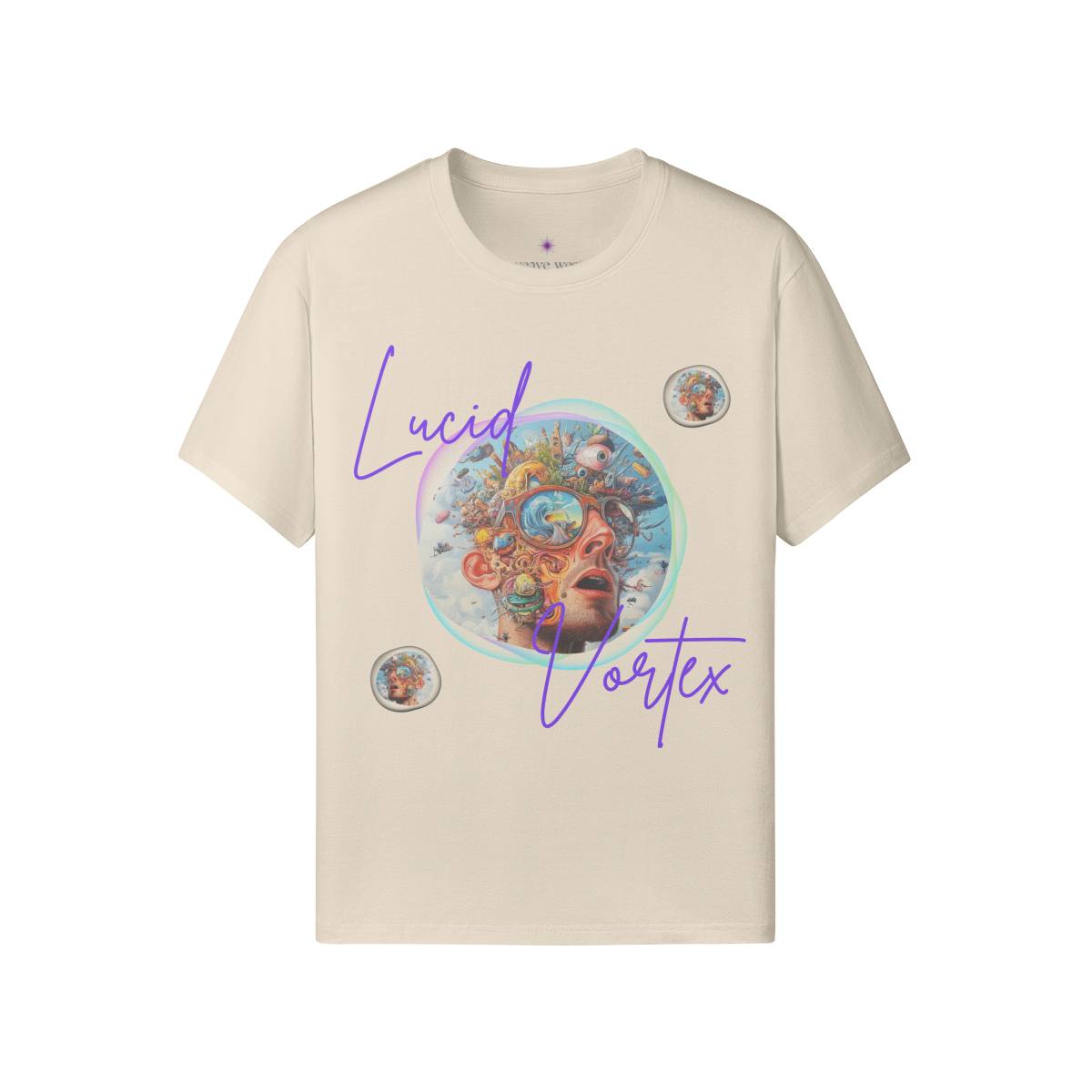 Soft Cotton Graphic T-shirt (Lucid Vortex)