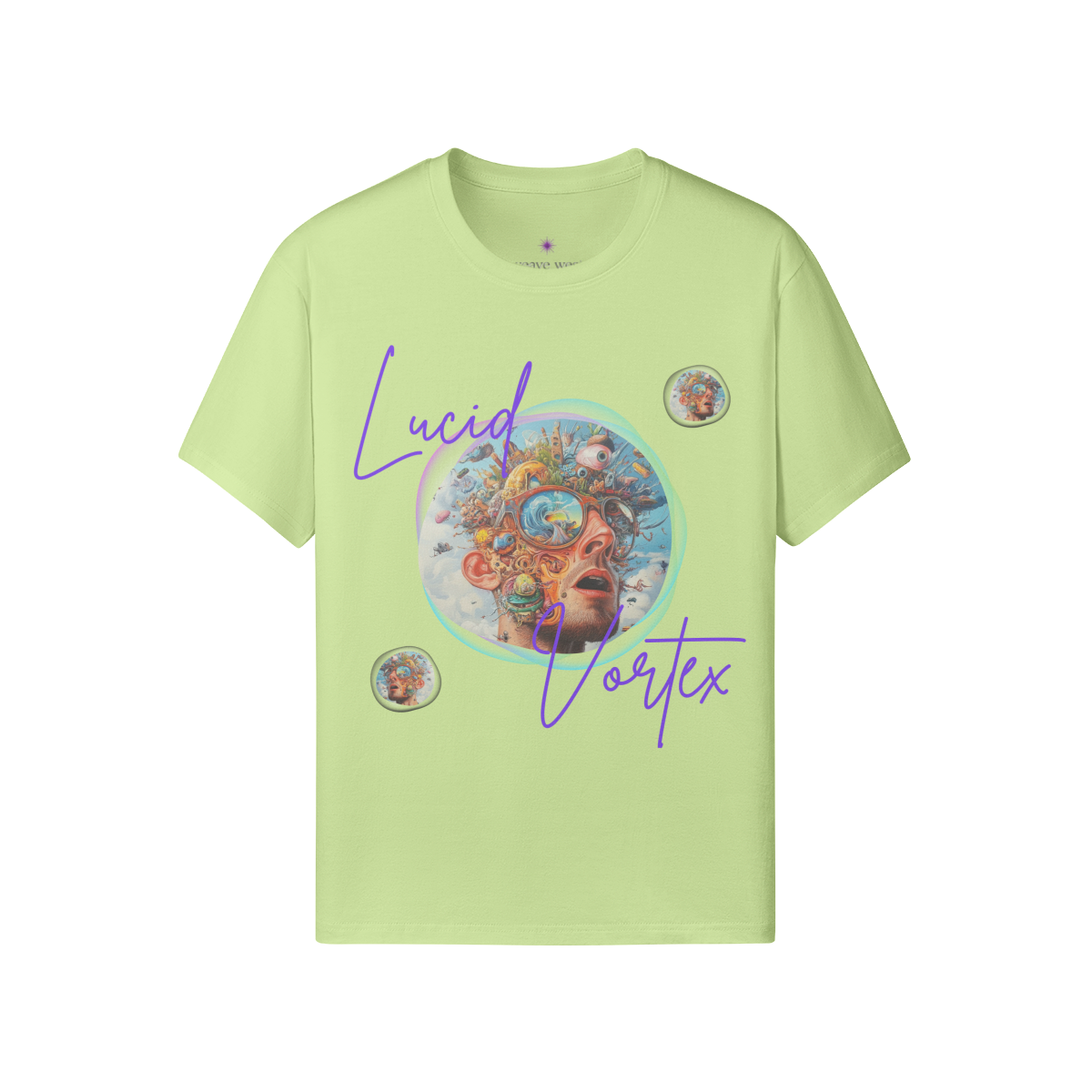 Soft Cotton Graphic T-shirt (Lucid Vortex)