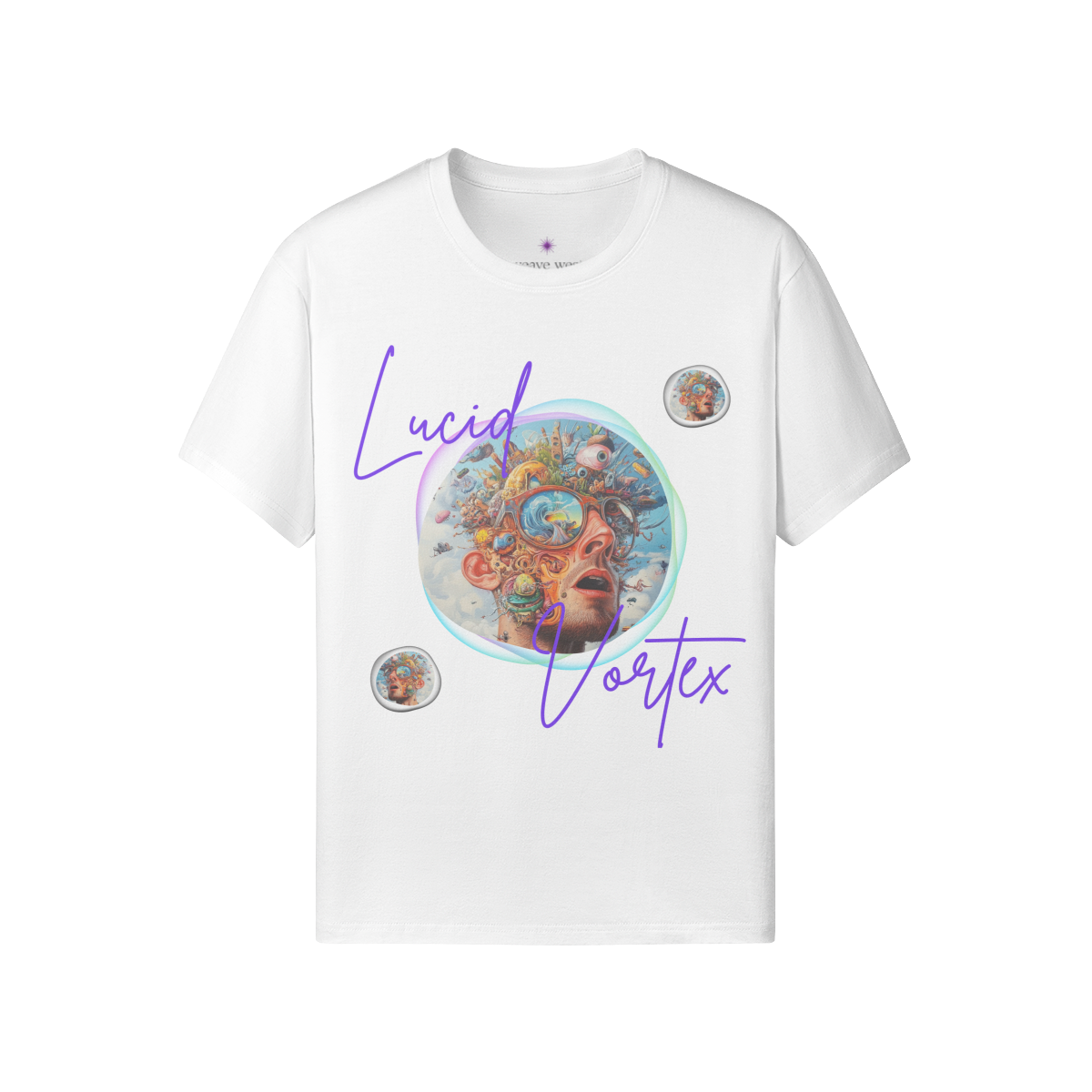 Soft Cotton Graphic T-shirt (Lucid Vortex)