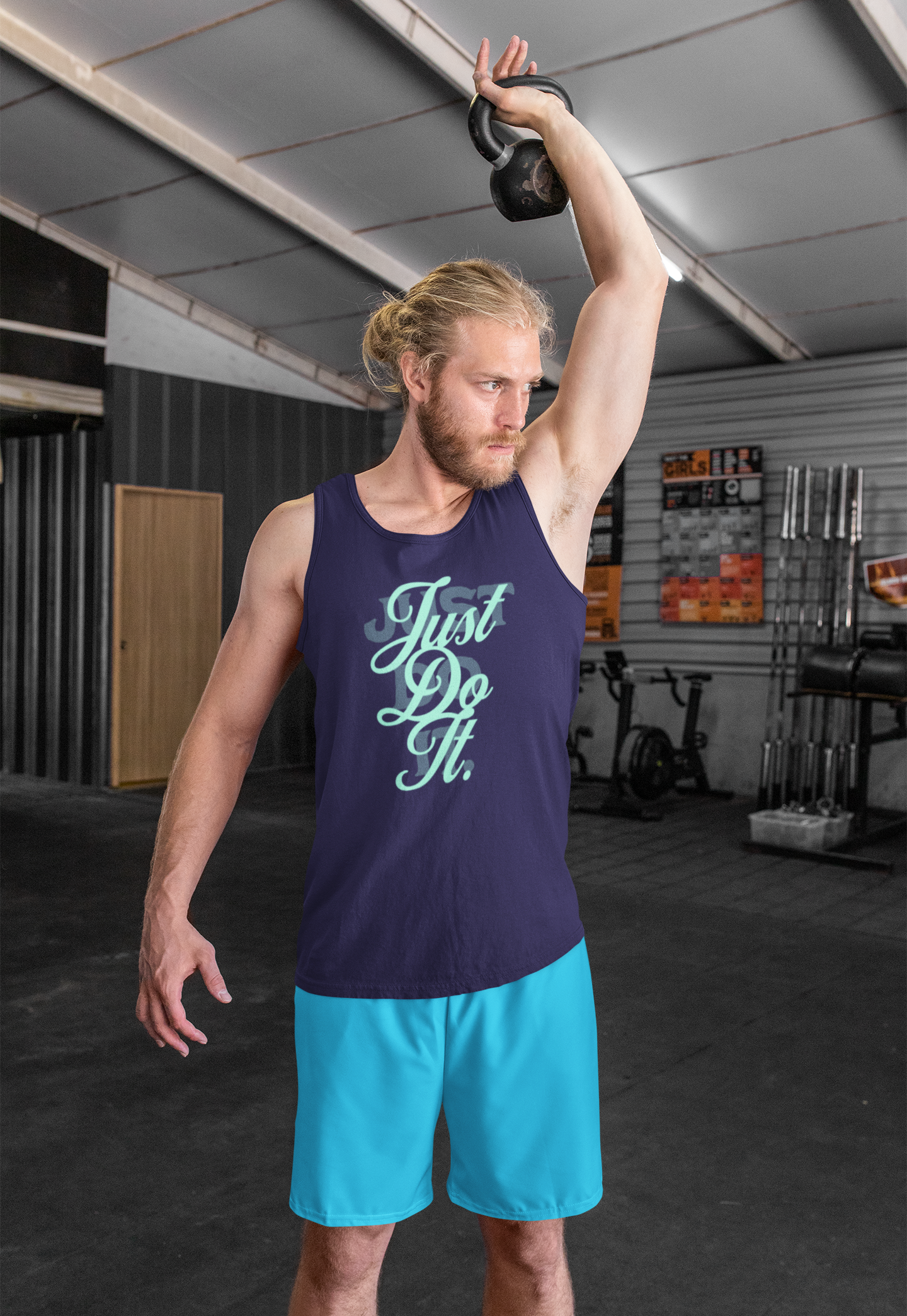 Polyester Wrinkle Free Sleeveless Tank Just Do It - Weave West