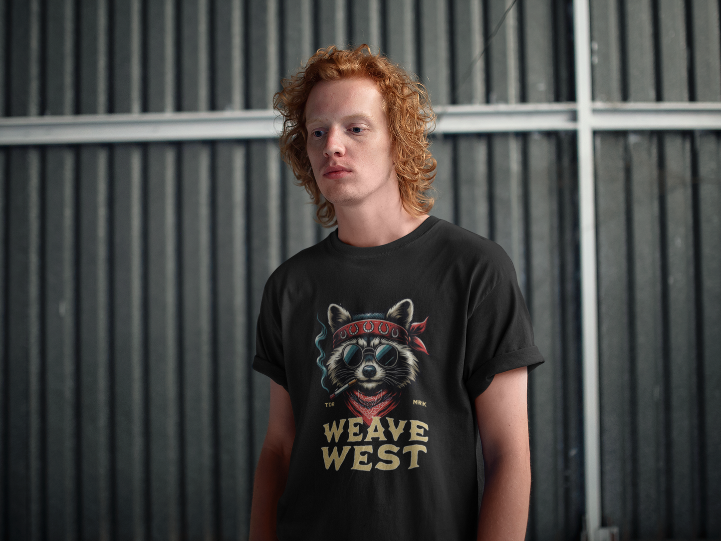 Soft Cotton Oversized Loose-Fit Tee (Meow) - Weave West