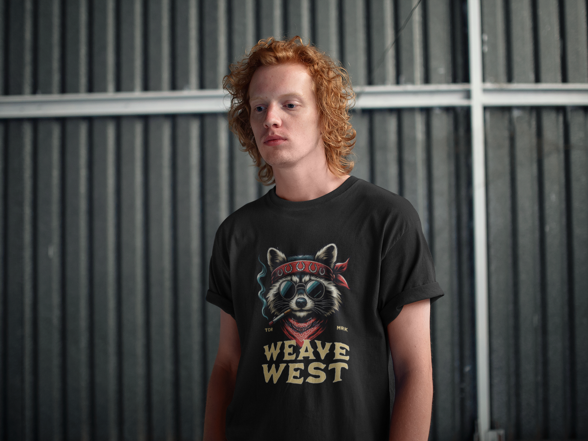 Soft Cotton Oversized Loose-Fit Tee (Meow) - Weave West