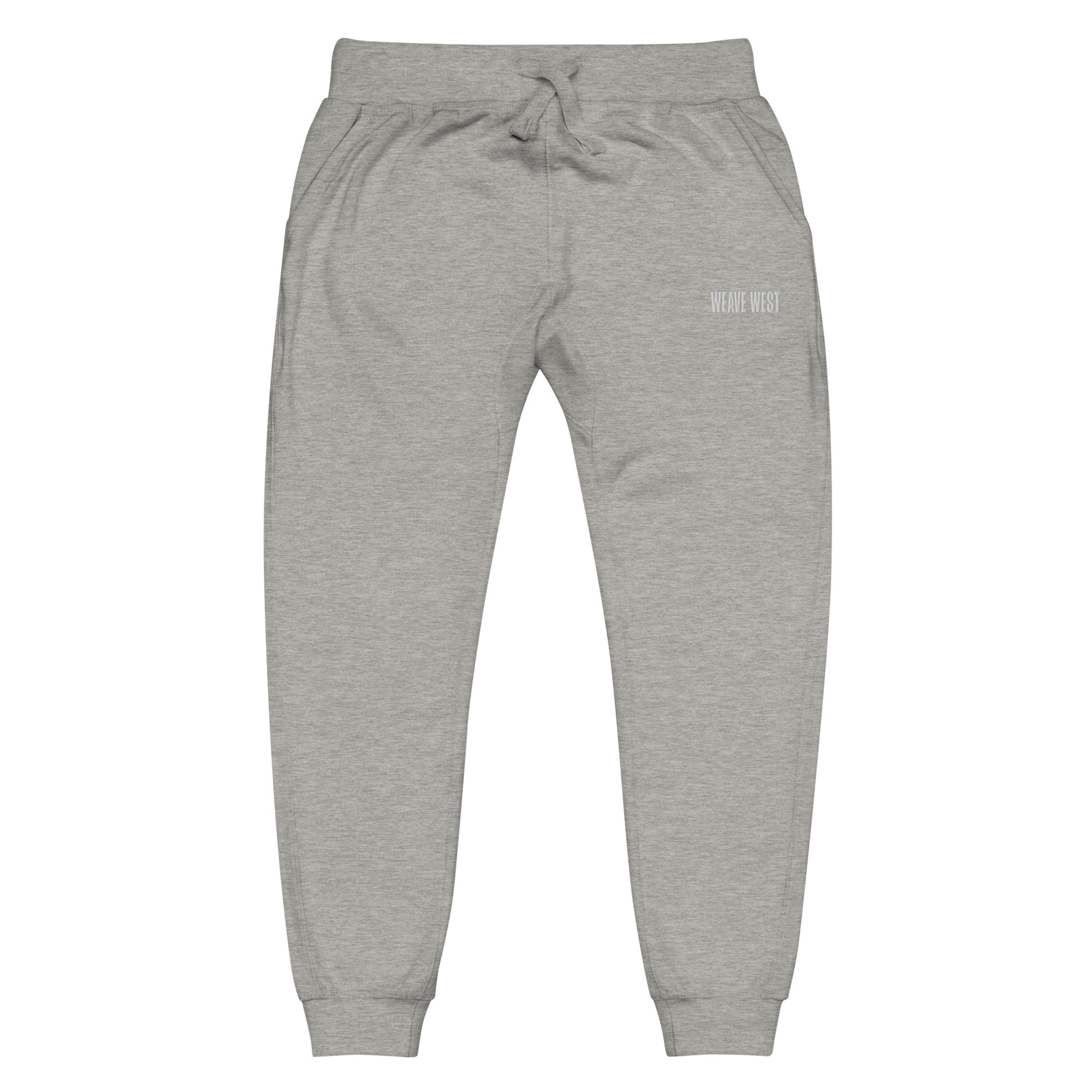 Soft Slim Fit Fleece Joggers (Logo3) - Weave West