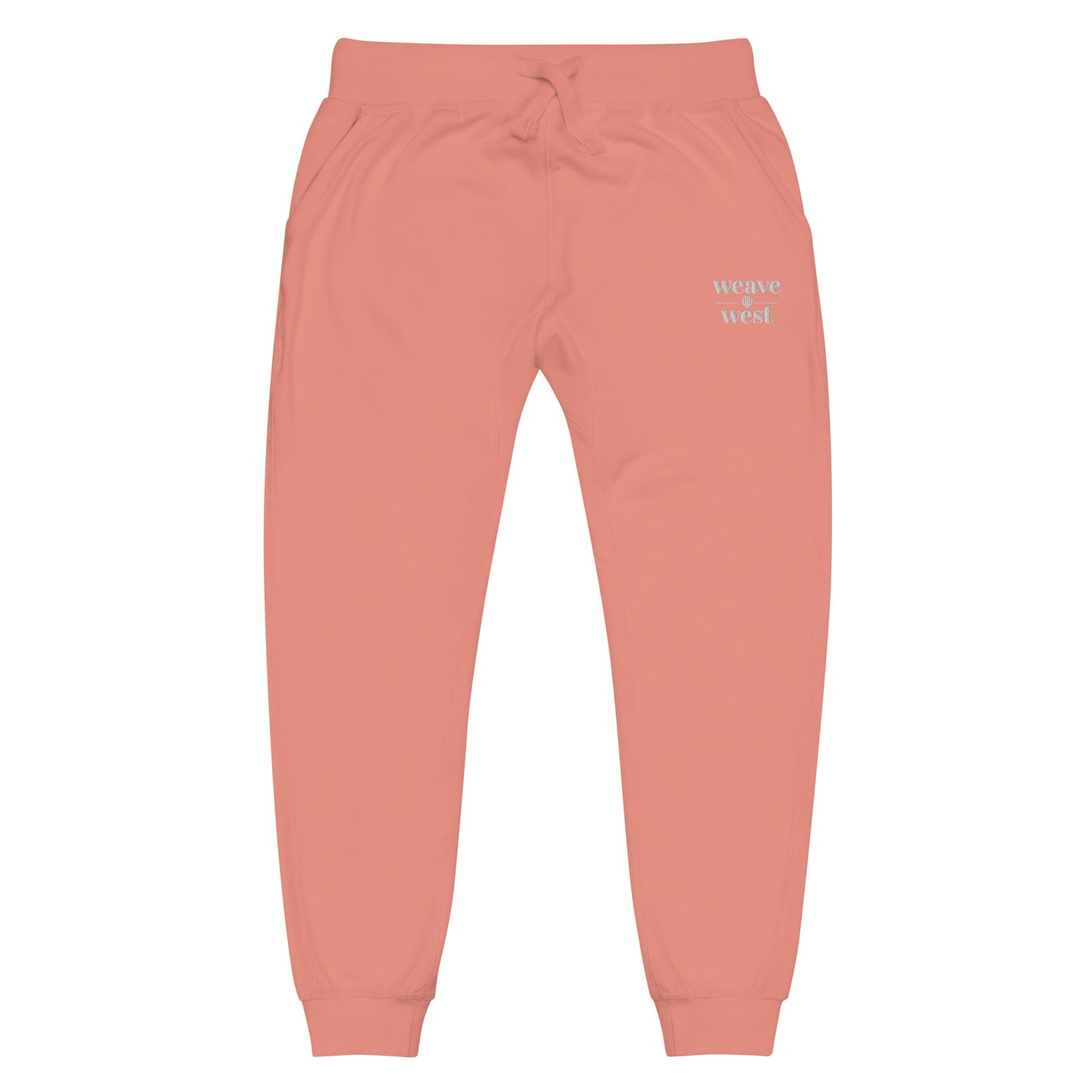 Soft Slim Fit Fleece Joggers (Logo4) - Weave West