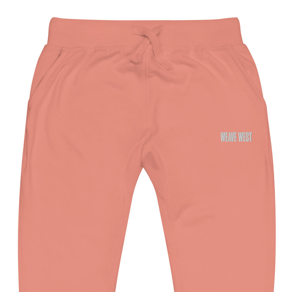 Soft Slim Fit Fleece Joggers (Logo3) - Weave West