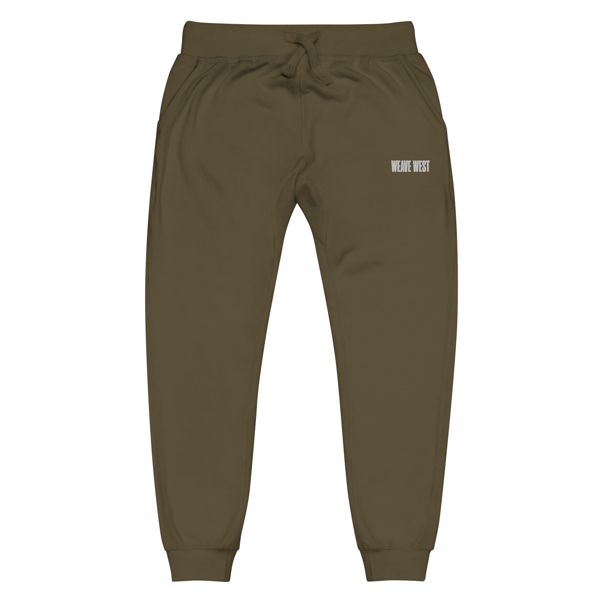 Soft Slim Fit Fleece Joggers (Logo3) - Weave West