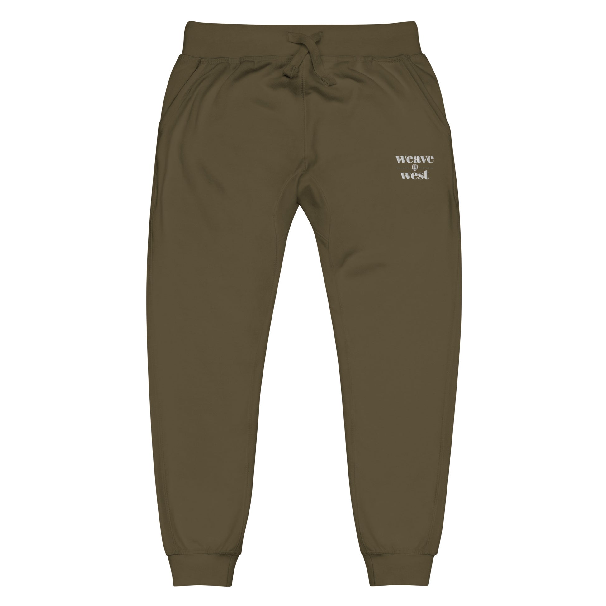 Soft Slim Fit Fleece Joggers (Logo4) - Weave West