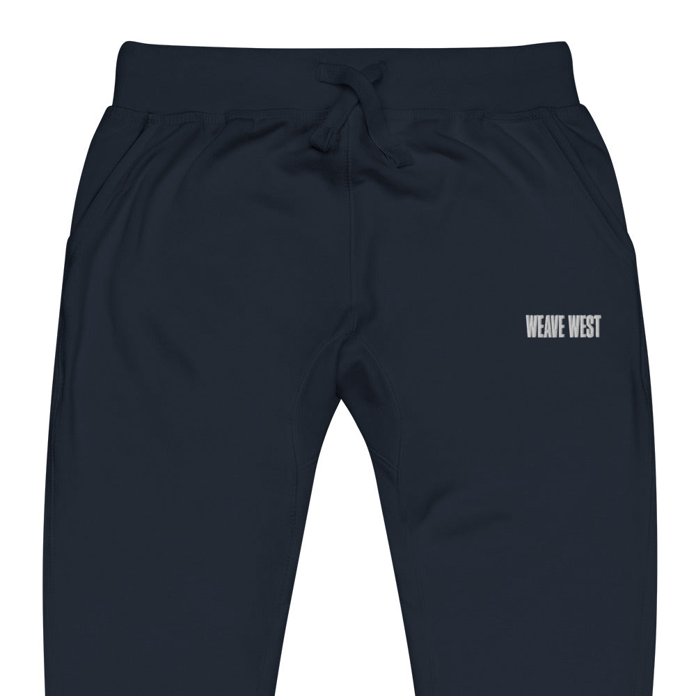 Soft Slim Fit Fleece Joggers (Logo3) - Weave West