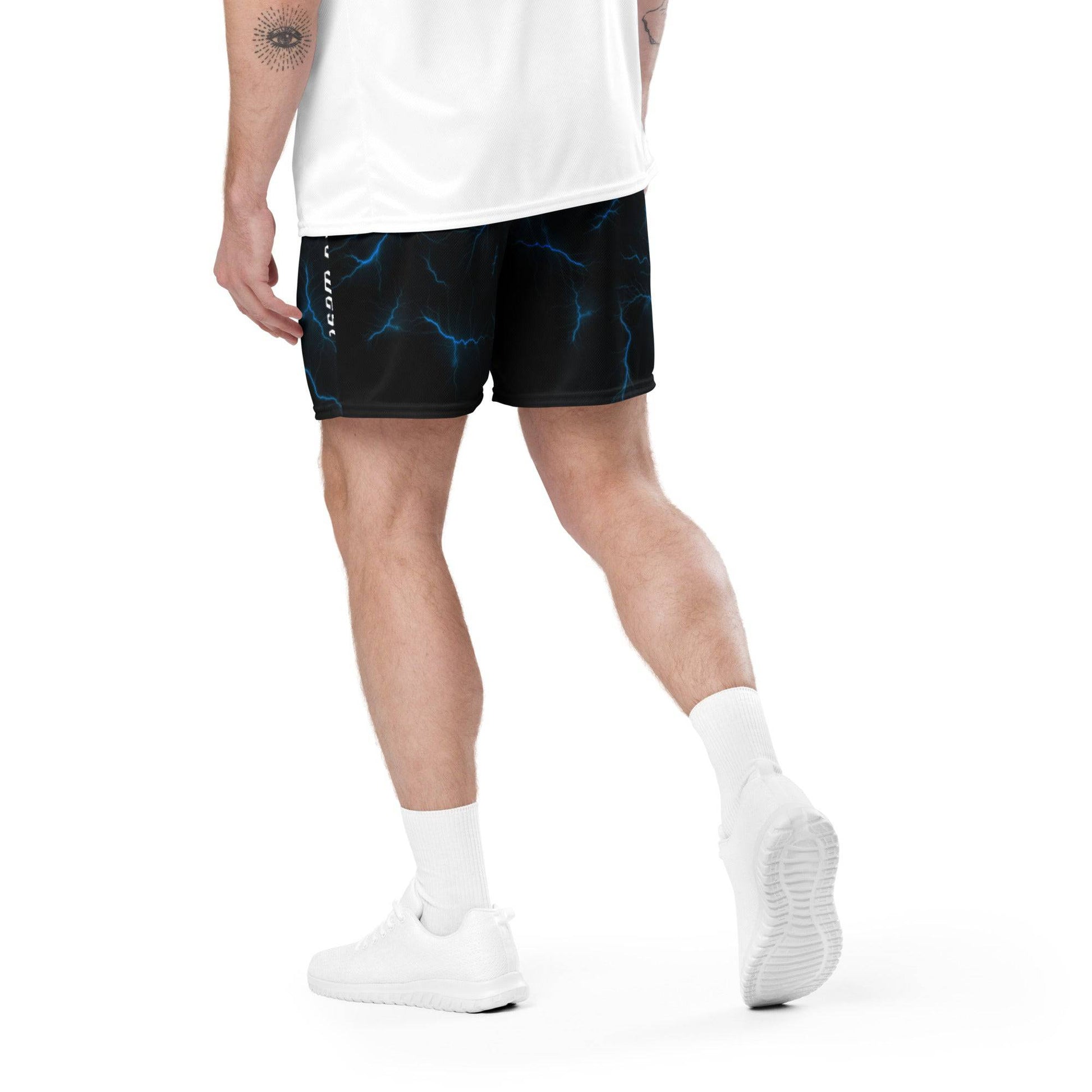 Basketball Mesh Light Polyester Shorts (Thunder1) - Weave West