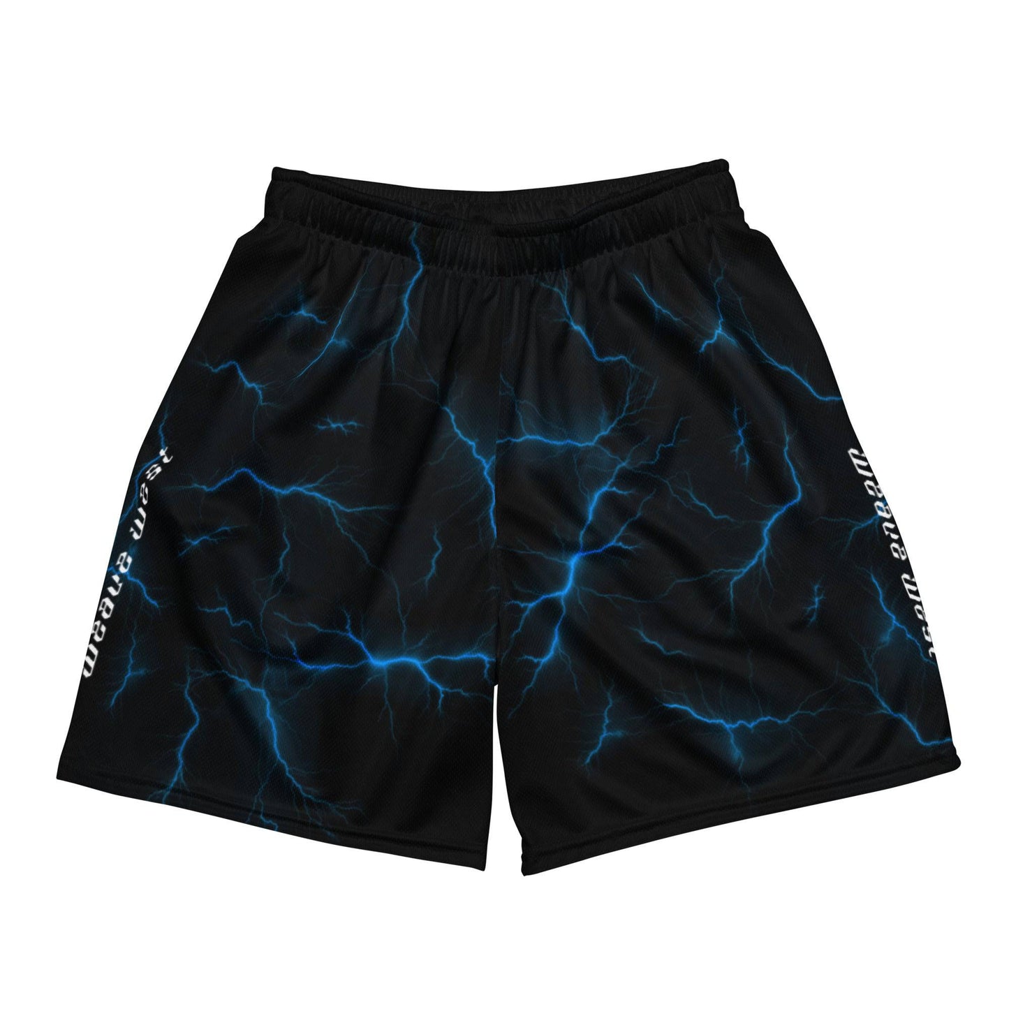 Basketball Mesh Light Polyester Shorts (Thunder1) - Weave West