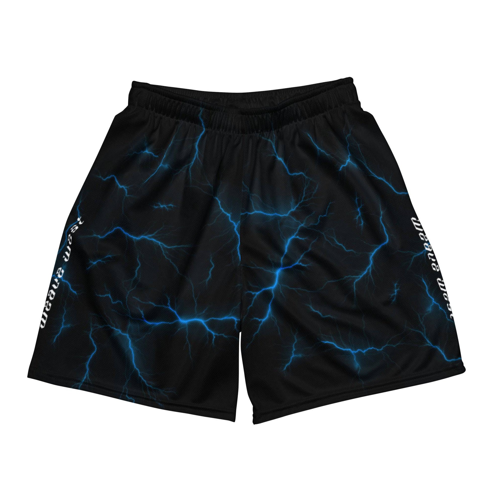 Basketball Mesh Light Polyester Shorts (Thunder1) - Weave West