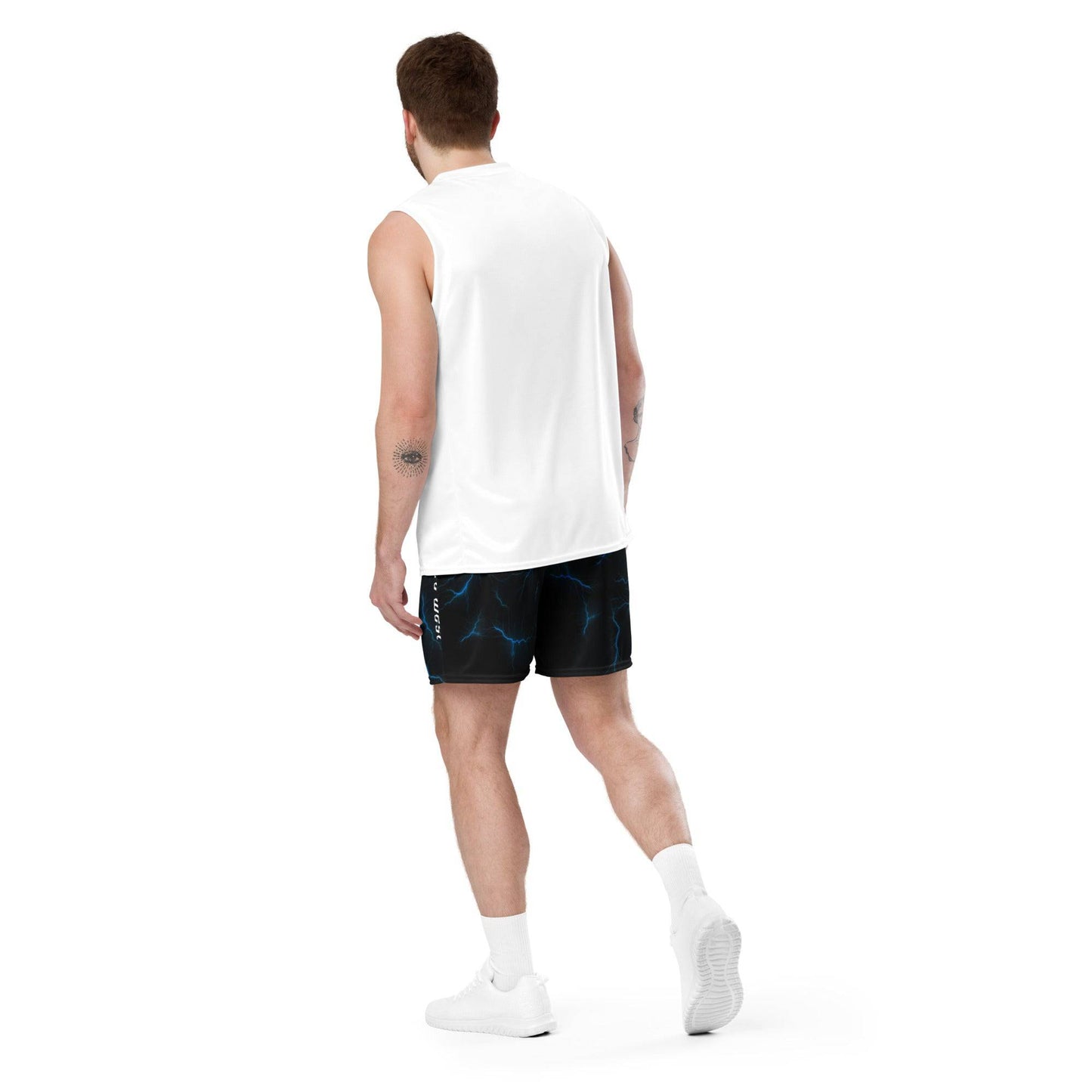 Basketball Mesh Light Polyester Shorts (Thunder1) - Weave West