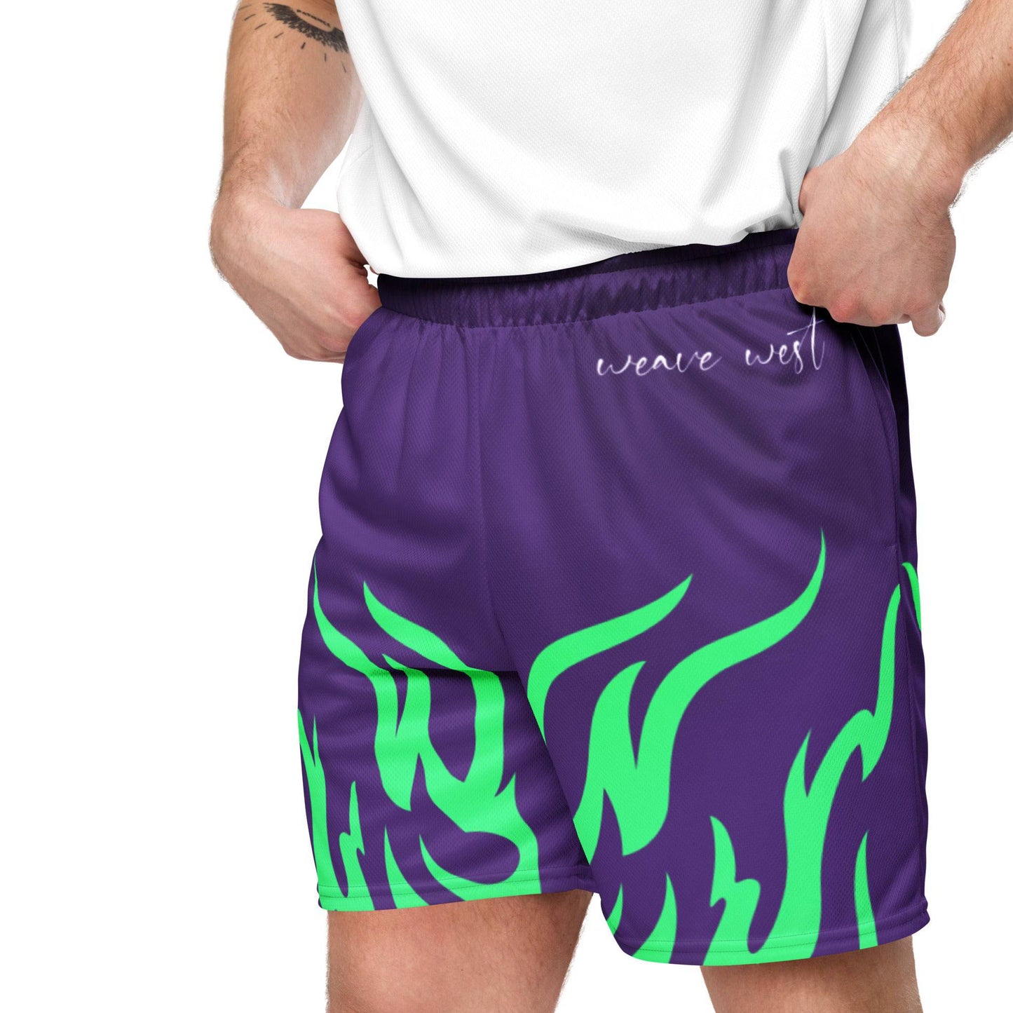 Basketball Mesh Lightweight Shorts (Fire2) - Weave West