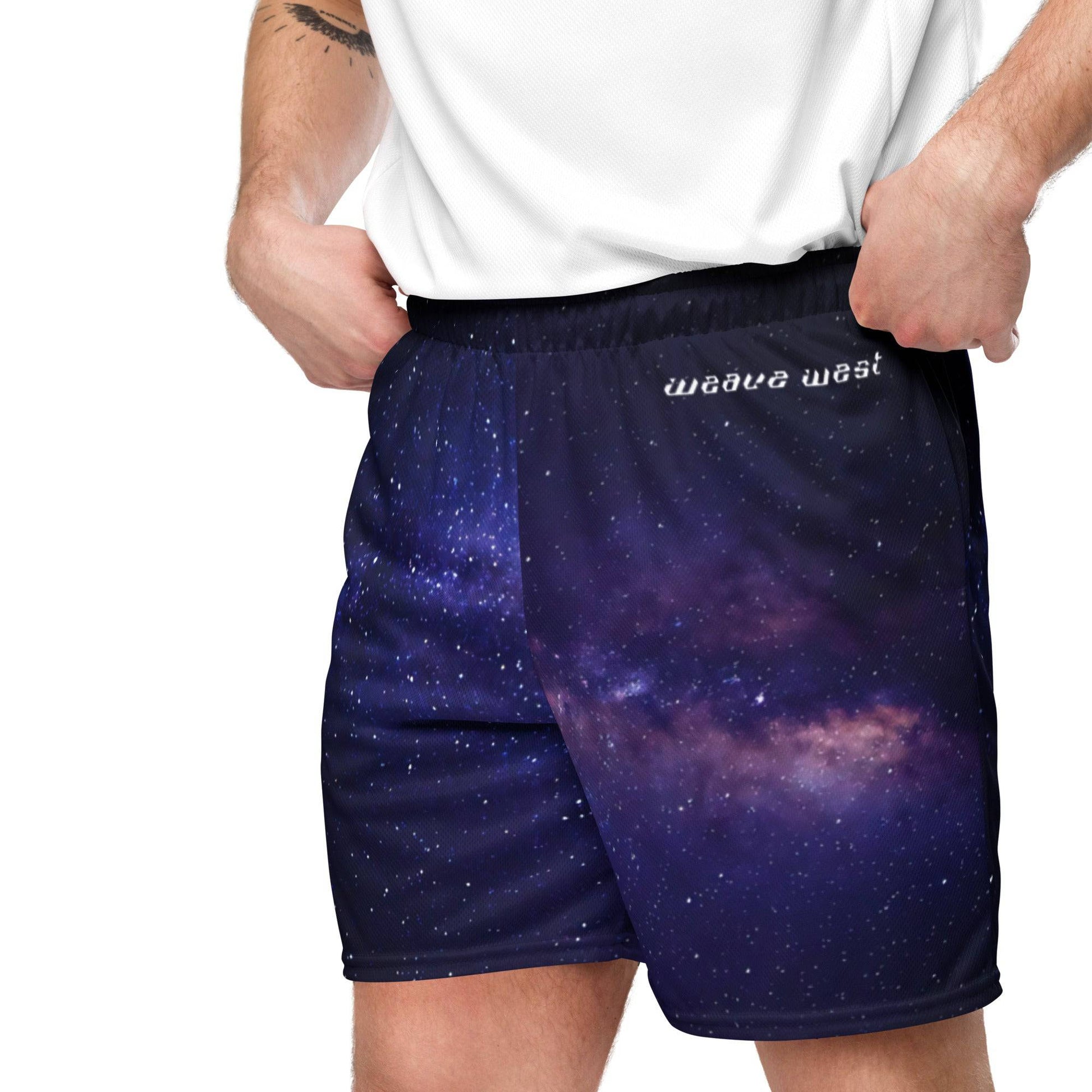 Basketball Mesh Lightweight Shorts (Galaxy1) - Weave West