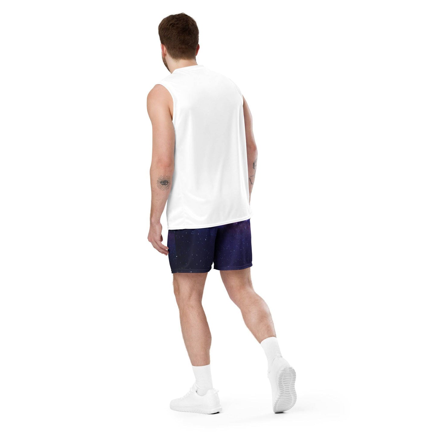 Basketball Mesh Lightweight Shorts (Galaxy1) - Weave West