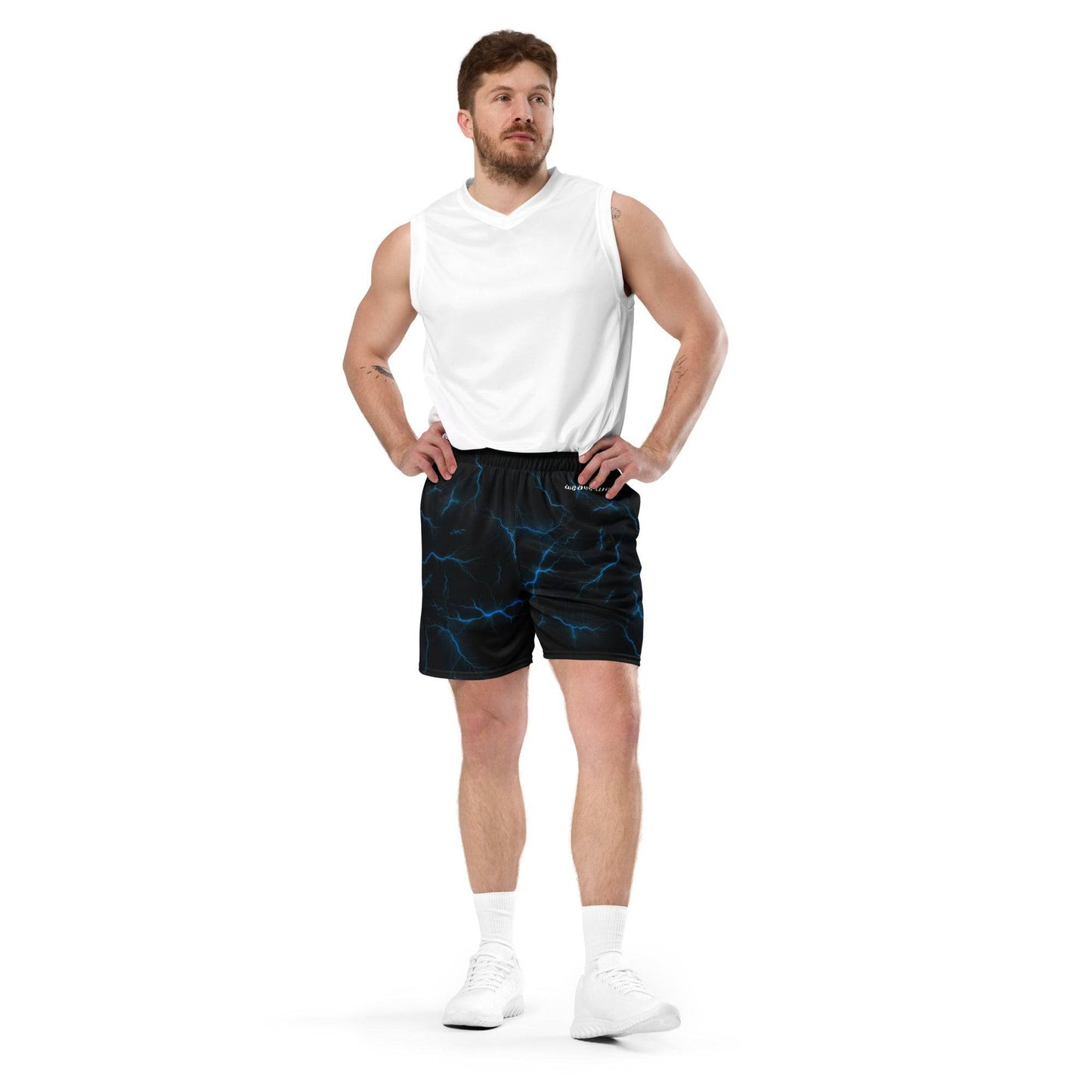 Basketball Mesh Lightweight Shorts (Thunder1) - Weave West