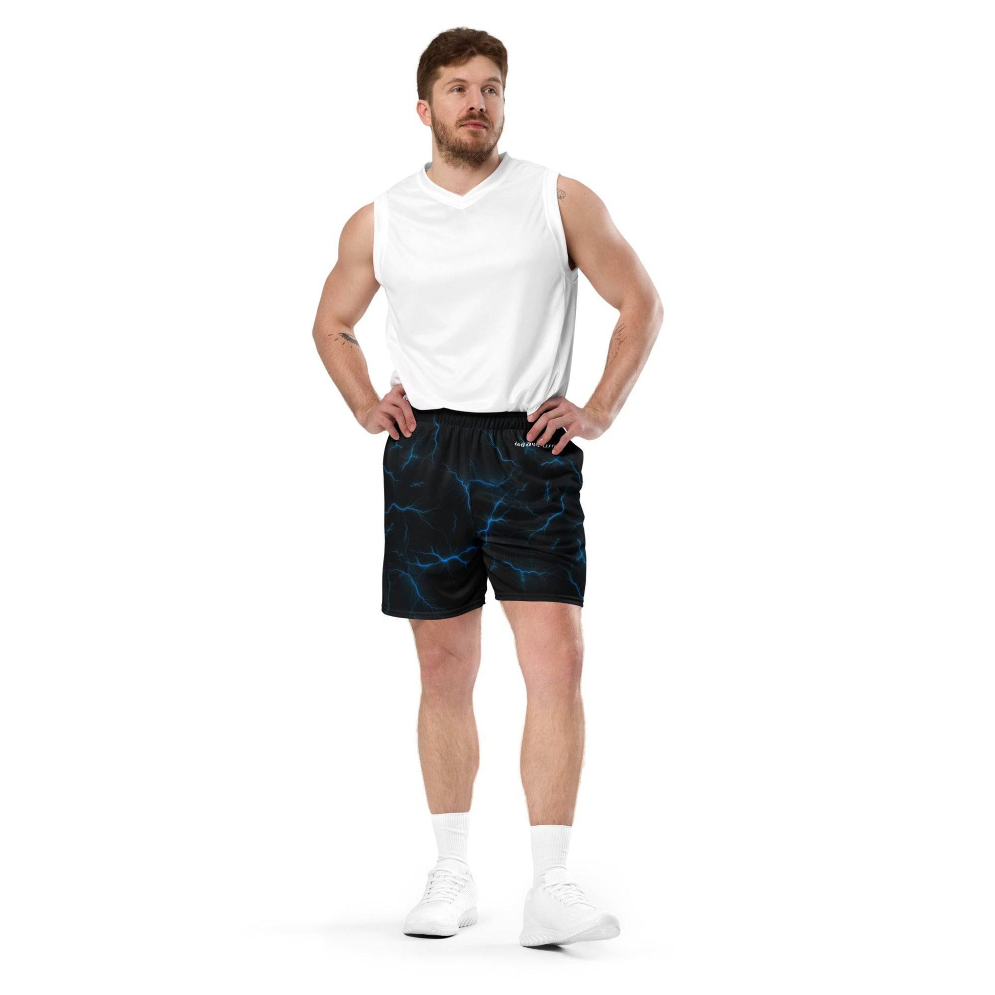 Basketball Mesh Lightweight Shorts (Thunder1) - Weave West