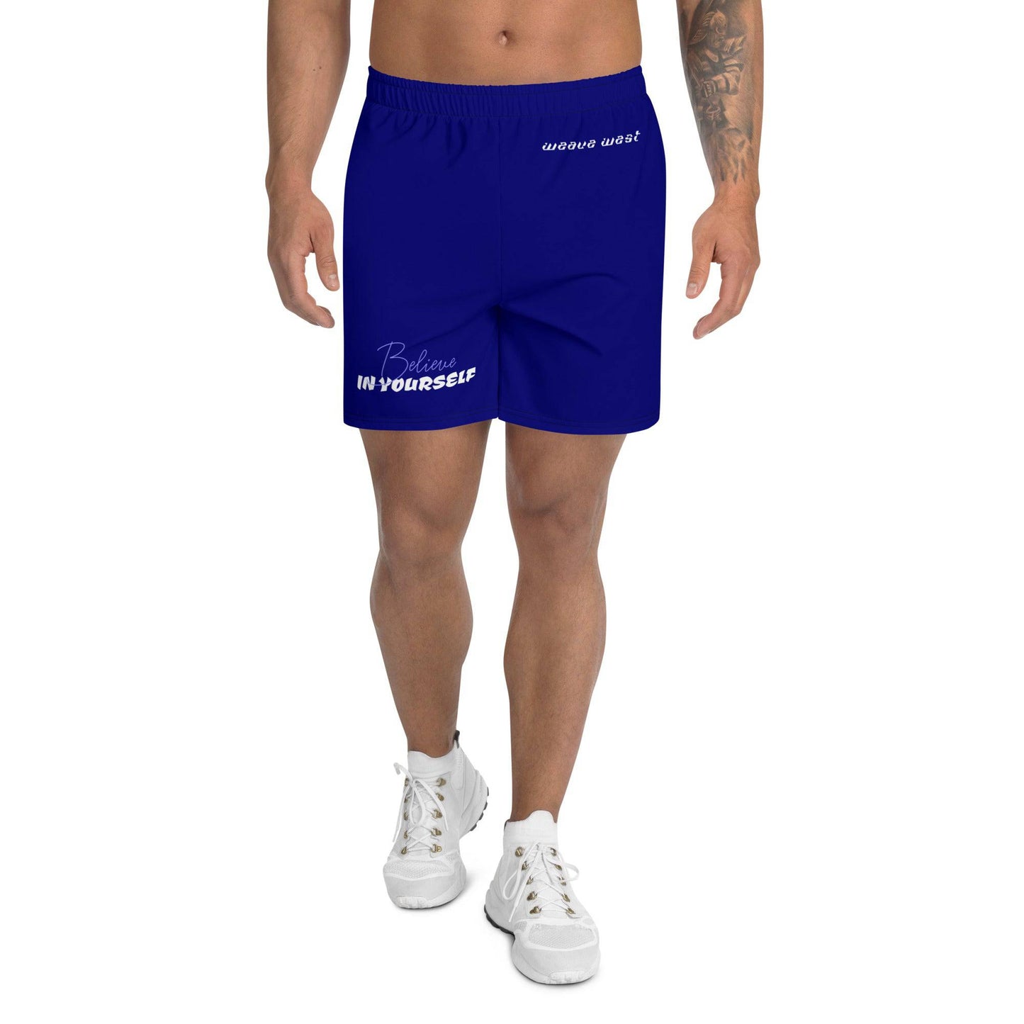 Micro Fiber Breathable Athletic Shorts (Believe In Yourself) - Weave West