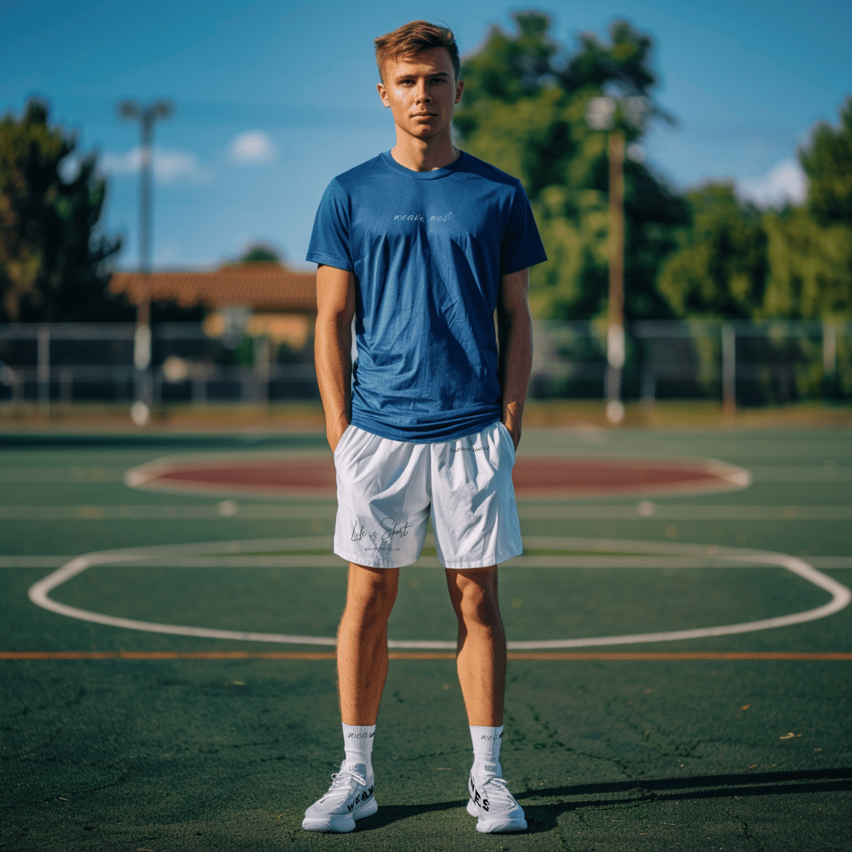 Micro Fiber Breathable Athletic Shorts (Life Is Short) - Weave West