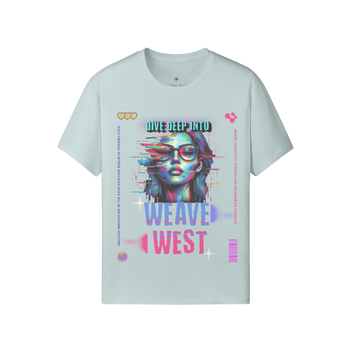 Premium Regular Fit Cotton Tee (Dive Deep Into) - Weave West