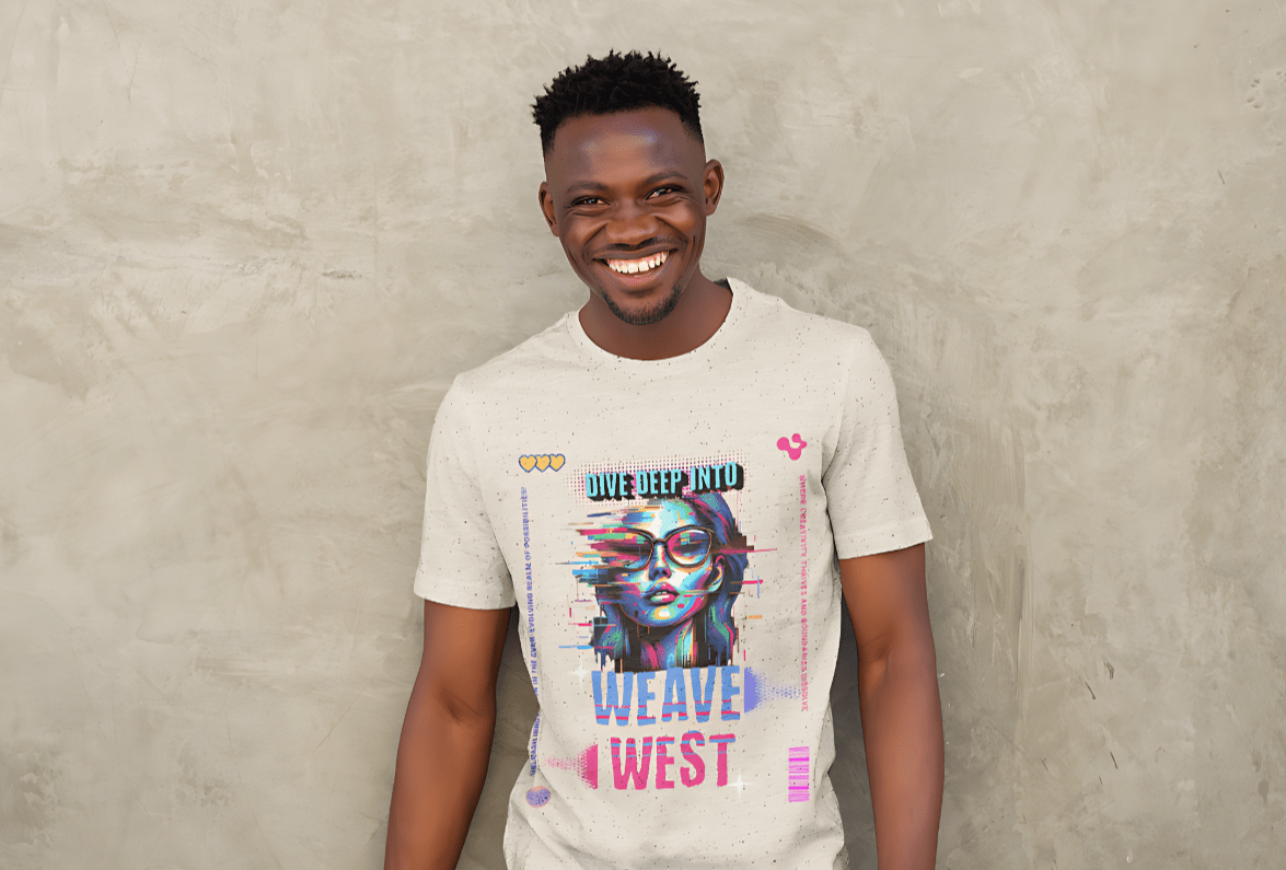 Premium Regular Fit Cotton Tee (Dive Deep Into) - Weave West