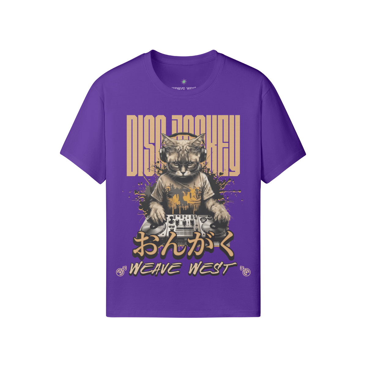 Premium Regular Fit Cotton Tee (DJcat) - Weave West