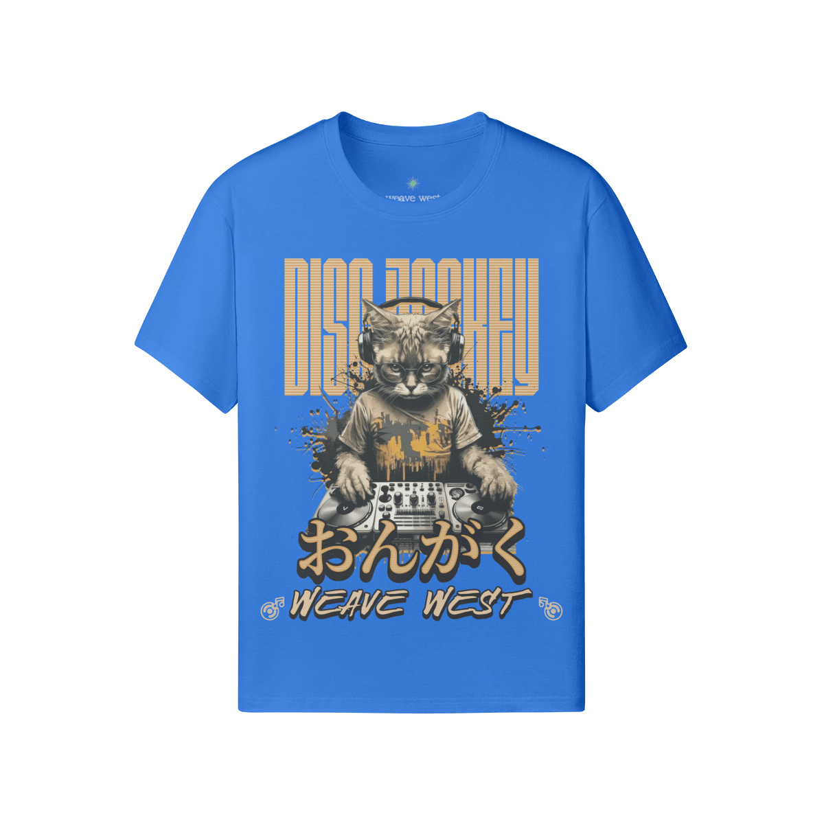Premium Regular Fit Cotton Tee (DJcat) - Weave West
