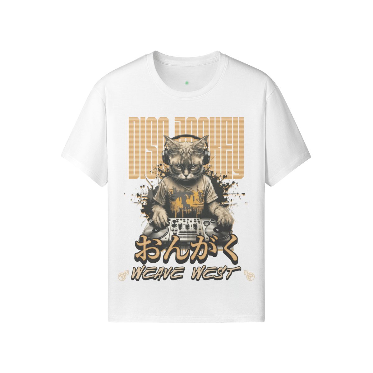 Premium Regular Fit Cotton Tee (DJcat) - Weave West