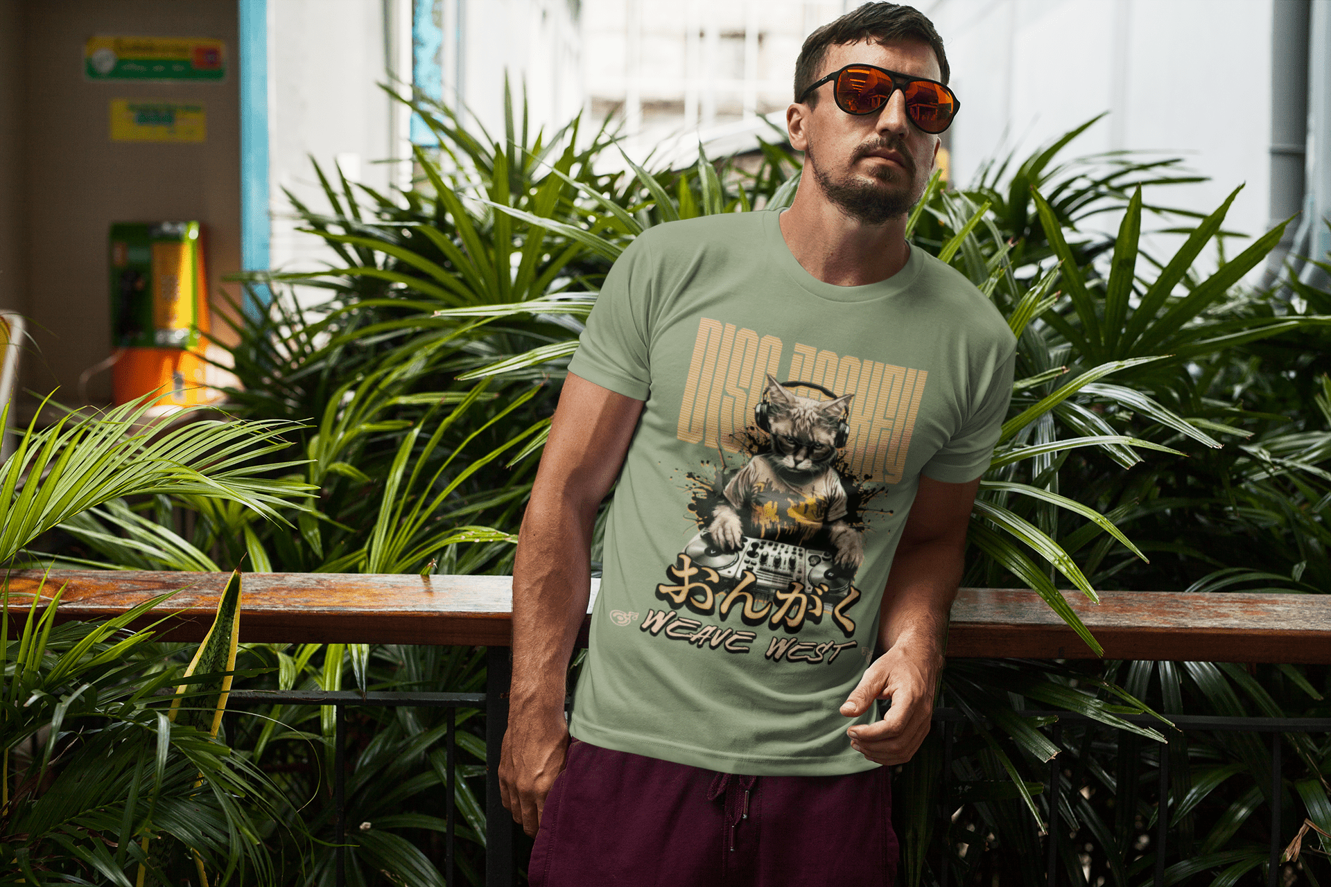 Premium Regular Fit Cotton Tee (DJcat) - Weave West