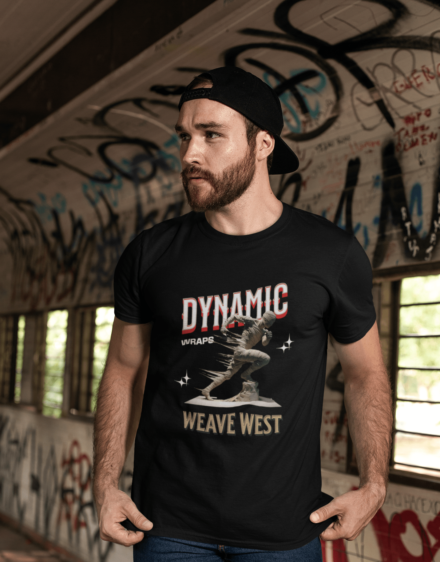 Premium Regular Fit Cotton Tee (Dynamic) - Weave West