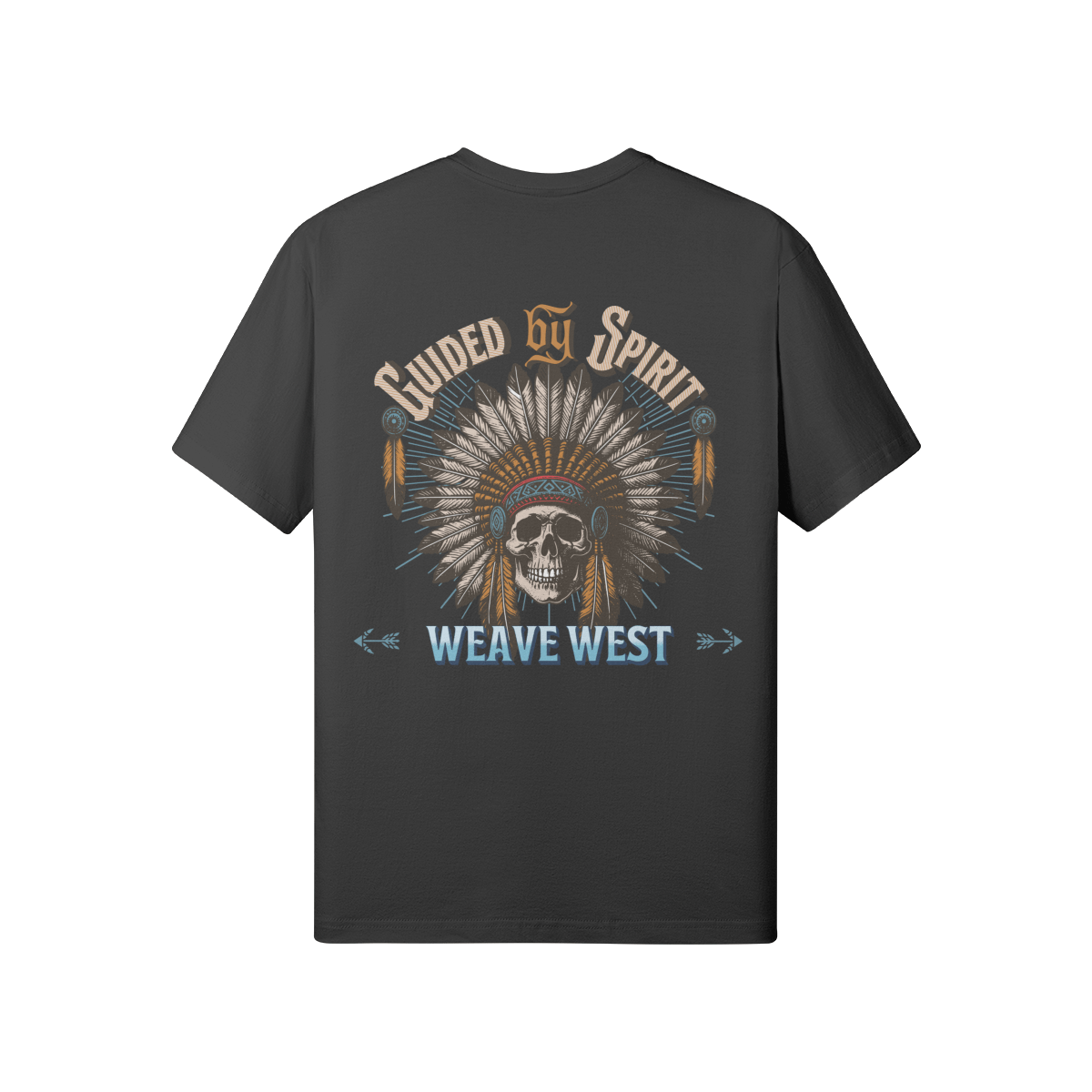 Premium Regular Fit Cotton Tee (Guided By Spirit) - Weave West