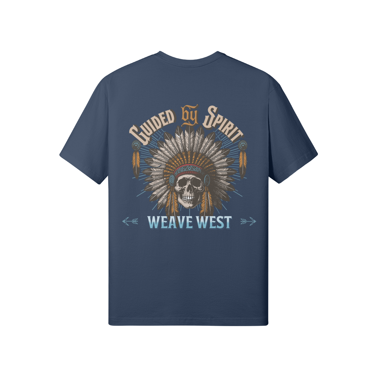 Premium Regular Fit Cotton Tee (Guided By Spirit) - Weave West